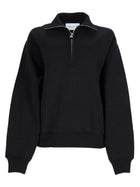 Ami Paris Unisex Embroidered Sweatshirt Black