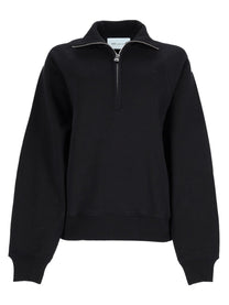 Ami Paris Unisex Embroidered Sweatshirt Black