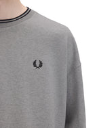 Fred Perry Men's Sweatshirt Grey, view 4