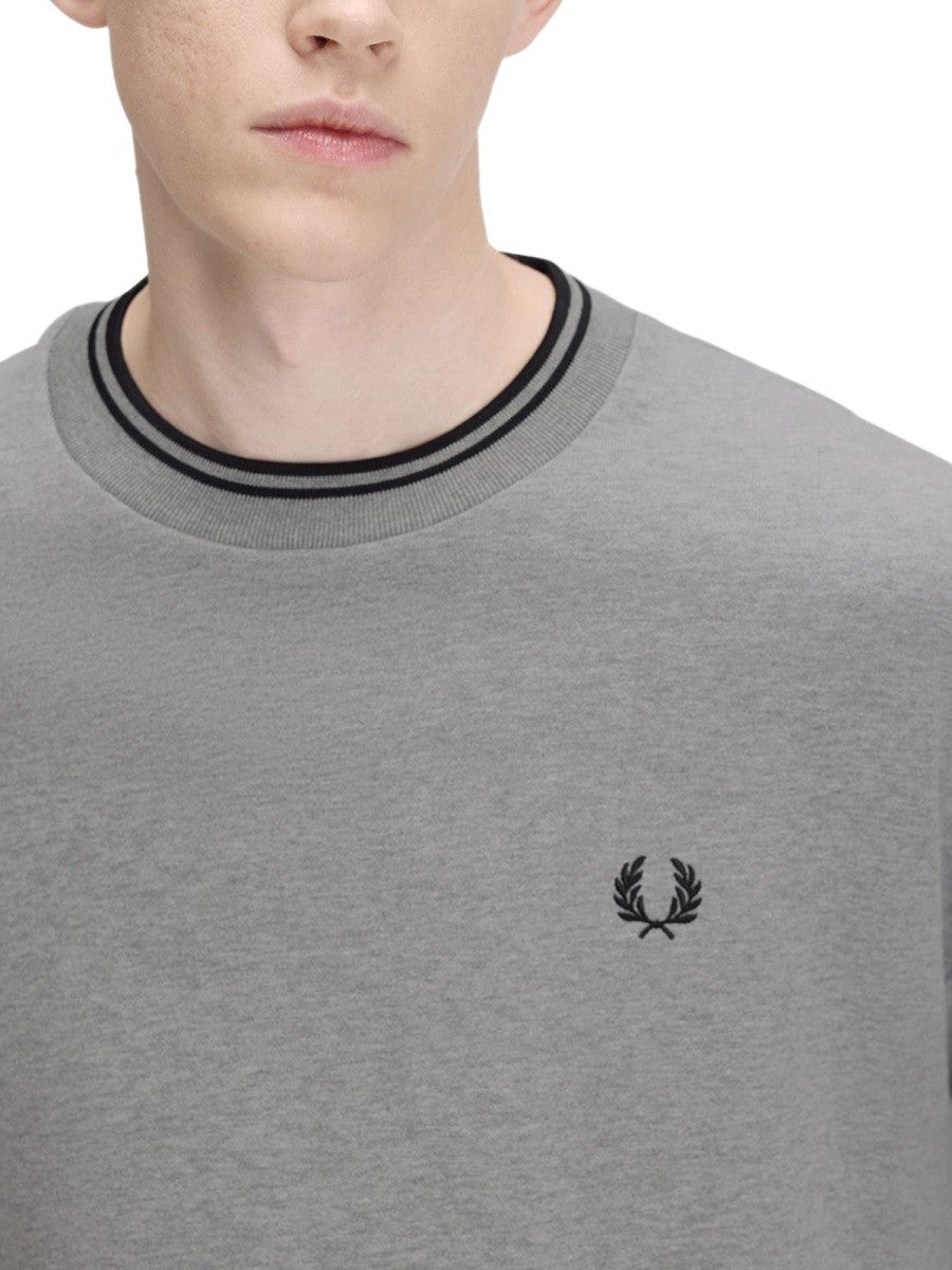Fred Perry Men's Sweatshirt Grey, view 3