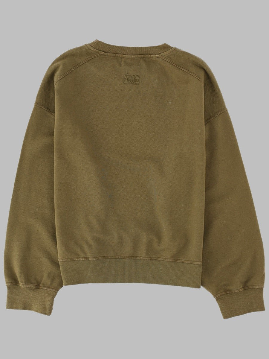Ganni Women's Felpa Con Green