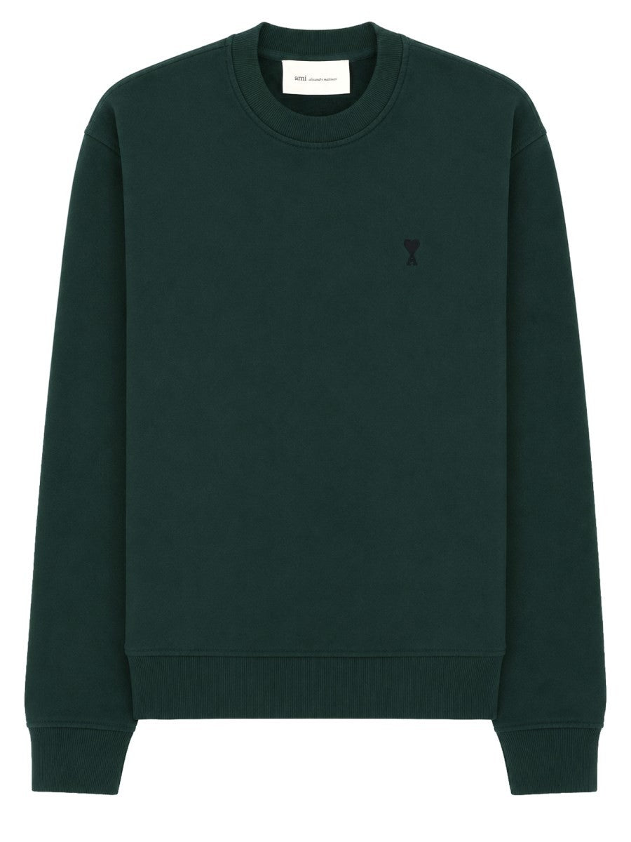 Ami Paris Men's Felpa Con Green