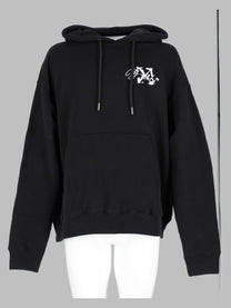 Off-White Men's Felpa Con Black