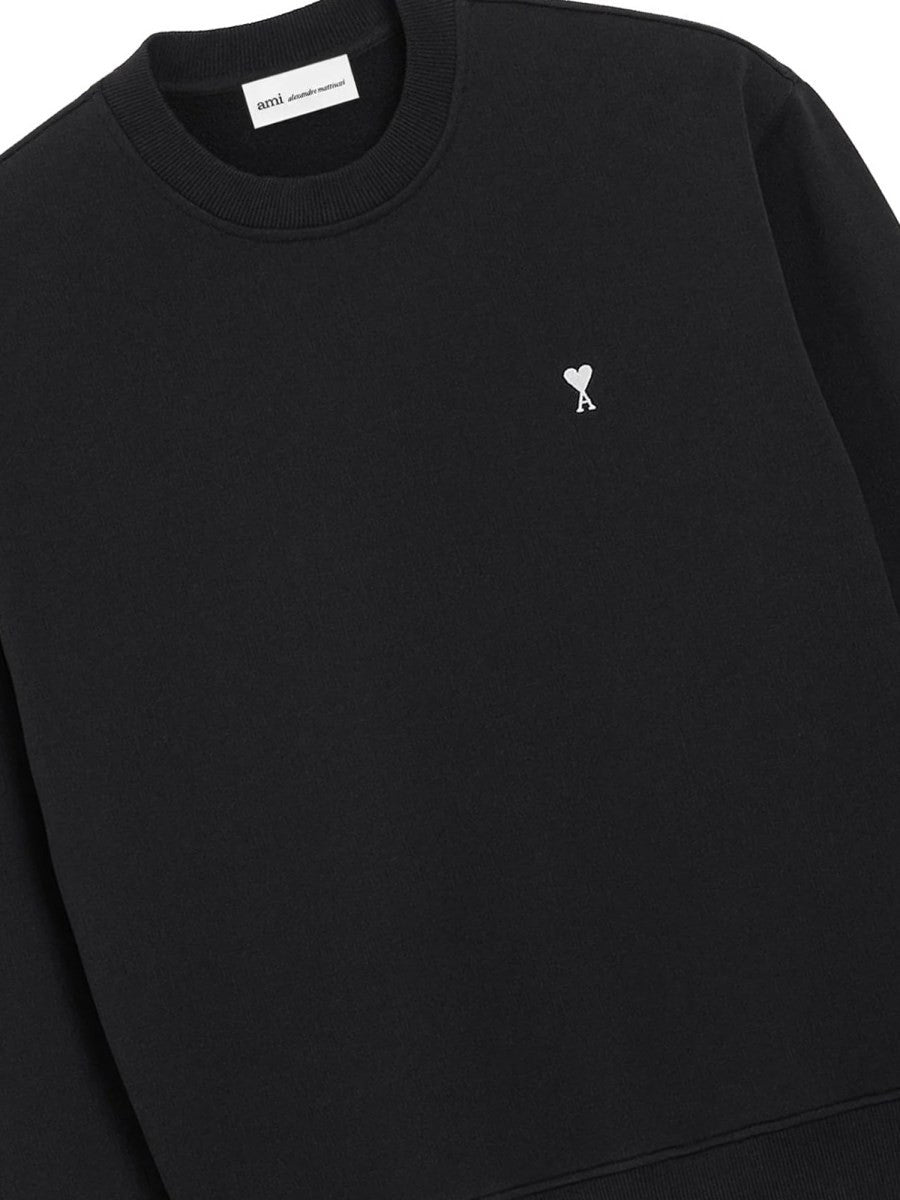 Ami Paris Men's Felpa Con Black