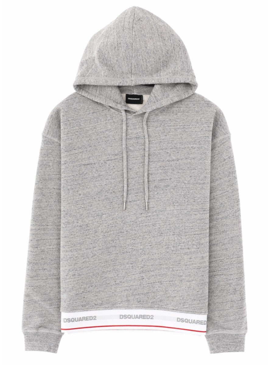 Dsquared2 Men's Felpa Con Grey