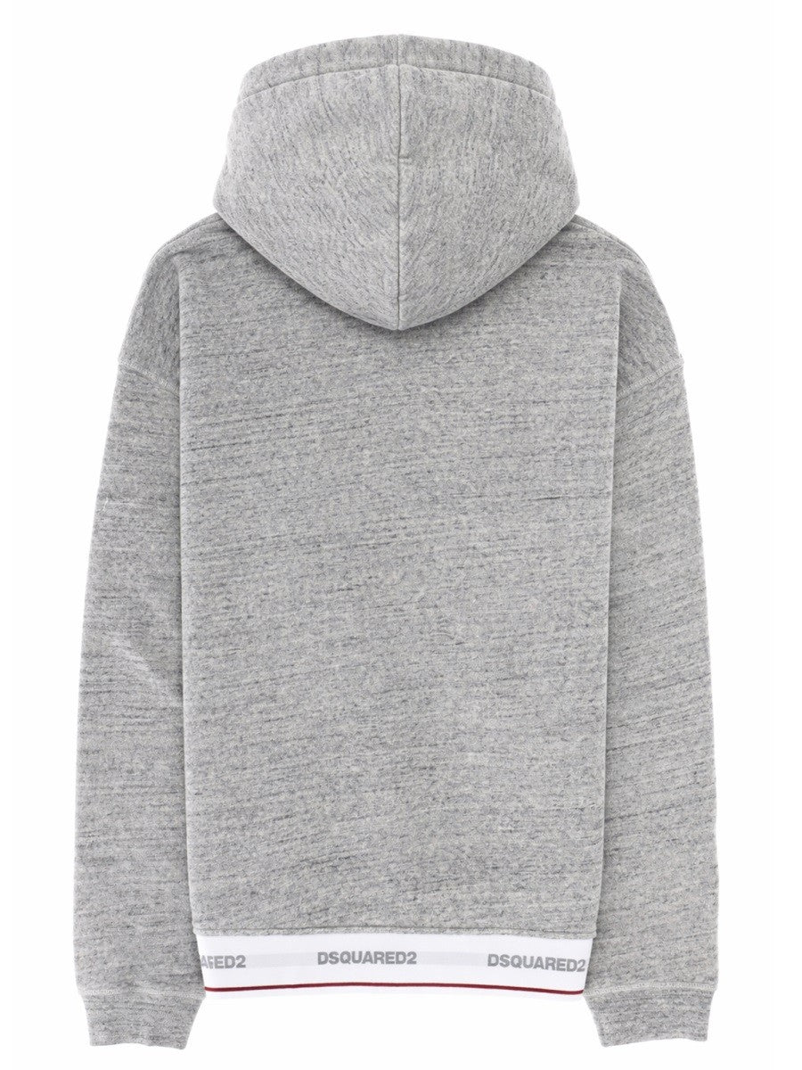 Dsquared2 Men's Felpa Con Grey