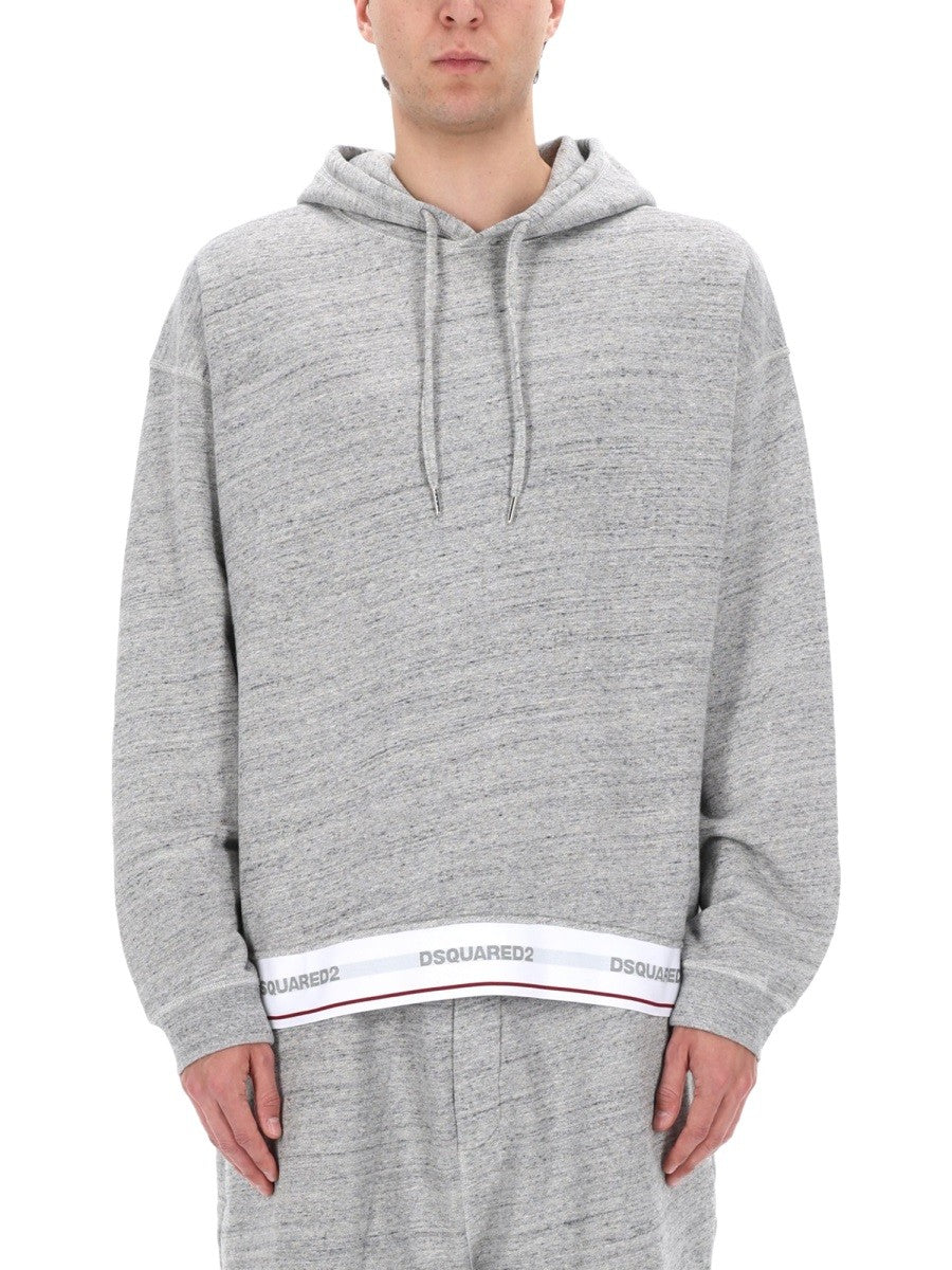 Dsquared2 Men's Felpa Con Grey