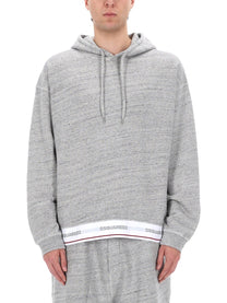 Dsquared2 Men's Felpa Con Grey