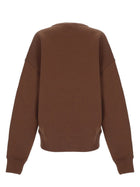 Ami Paris Women's Sweatshirt Brown, view 2