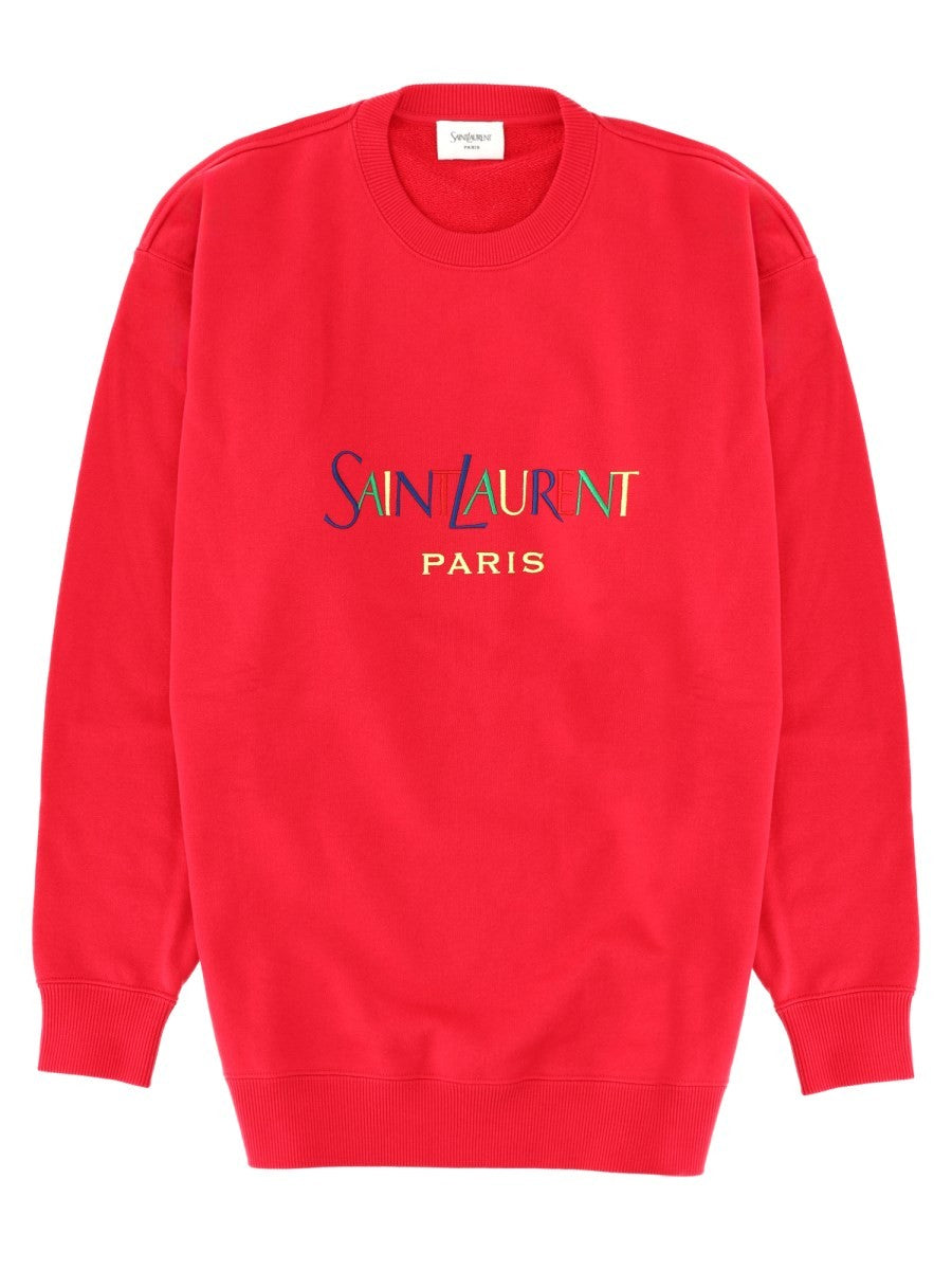 Saint Laurent Women's Sweatshirt Pink