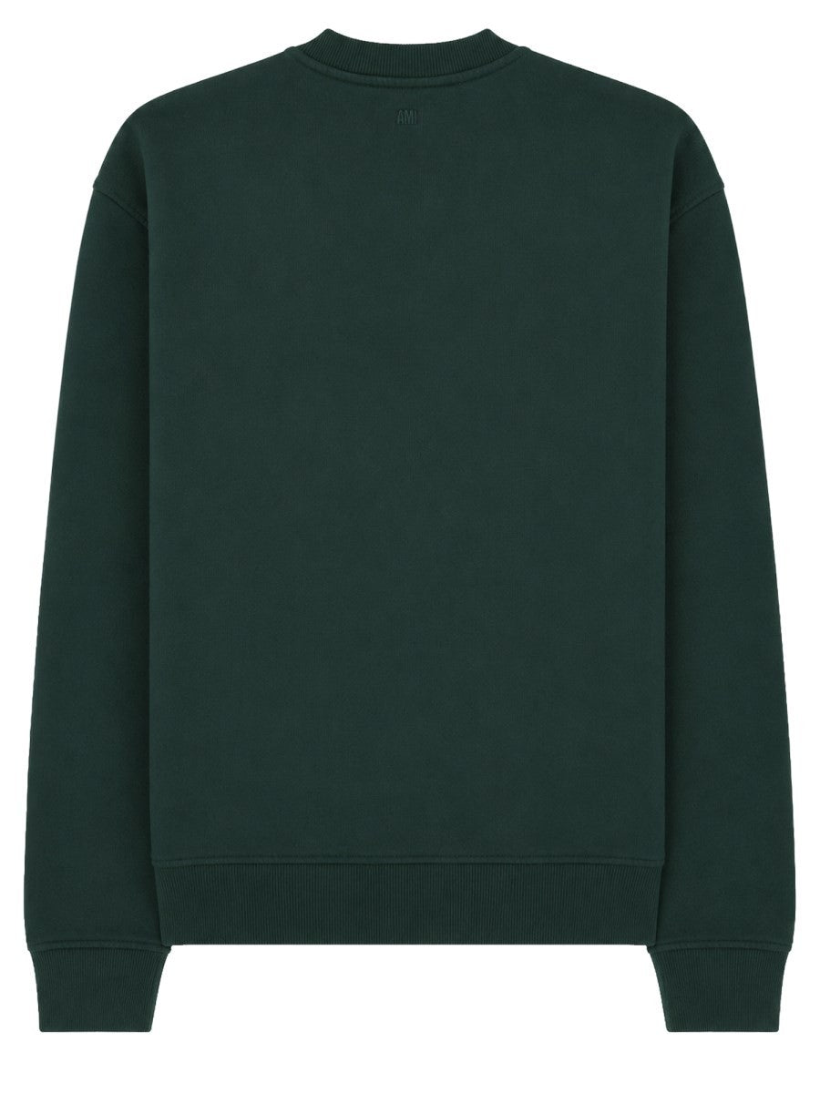 Ami Paris Men's Felpa Con Green