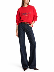 Saint Laurent Women's Sweatshirt Pink, view 2