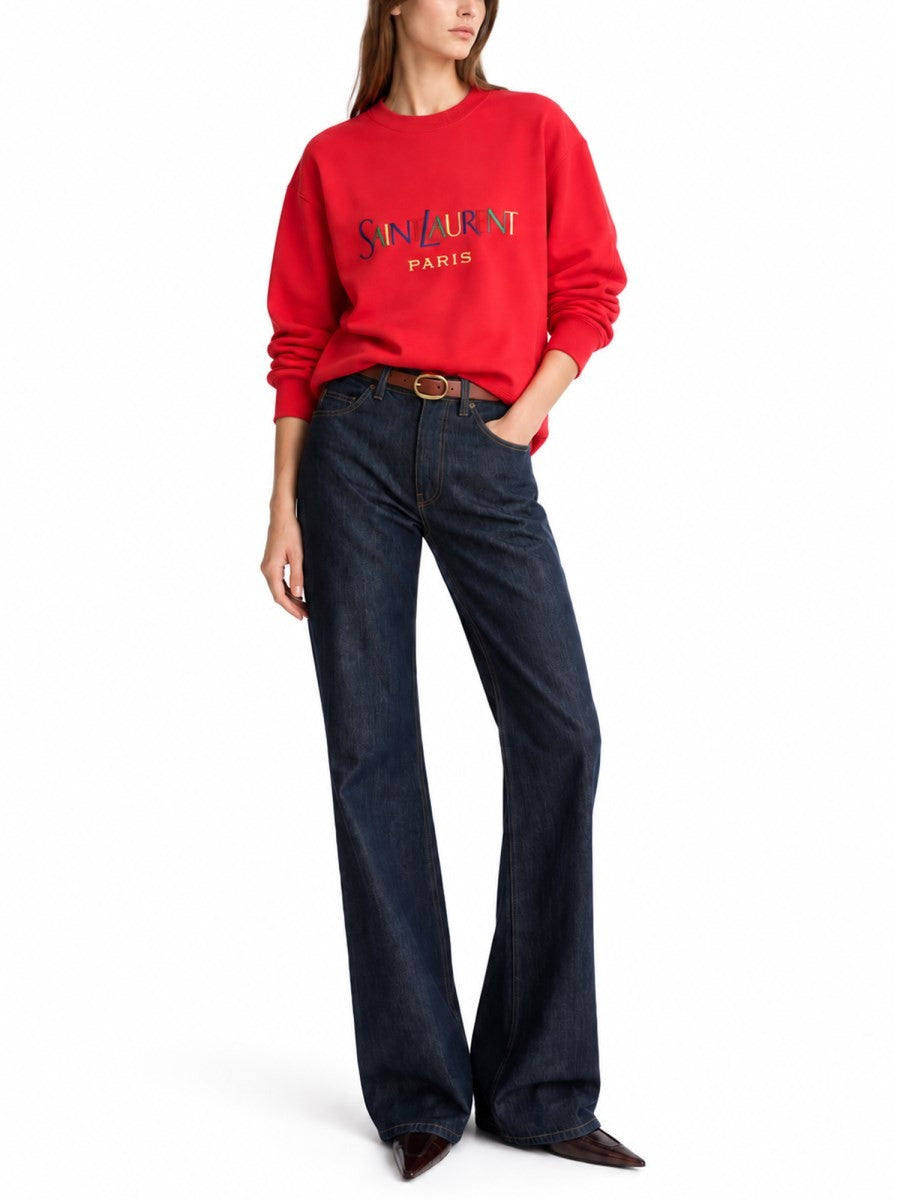 Saint Laurent Women's Sweatshirt Pink, view 2