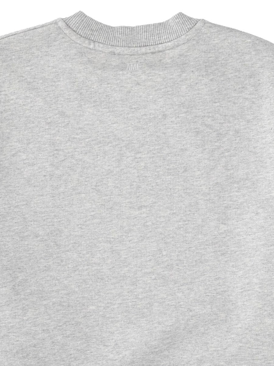 Ami Paris Men's Sweatshirt Grey, view 3