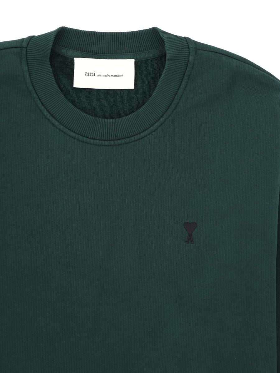 Ami Paris Men's Felpa Con Green