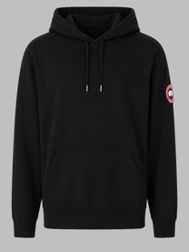Canada Goose Men's Felpa Con Patch Cappuccio Black