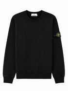 Stone Island Men's Sweatshirt with Patch Black