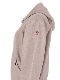 Moncler Grenoble Women's Sweatshirt with Patch Blue