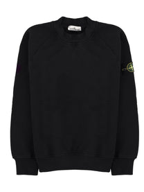 Stone Island Men's Sweatshirt with Patch Black