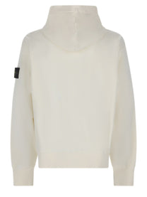 Stone Island Men's Felpa Con Patch White