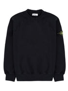 Stone Island Men's Sweatshirt with Patch Blue
