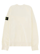 Stone Island Men's Sweatshirt with Patch White, view 2