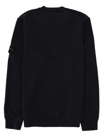 Stone Island Men's Felpa Con Patch Blue