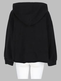 MM6 Maison Margiela Women's Felpa Con Patch Black