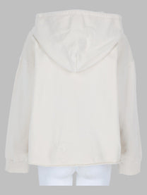 MM6 Maison Margiela Women's Felpa Con Patch White