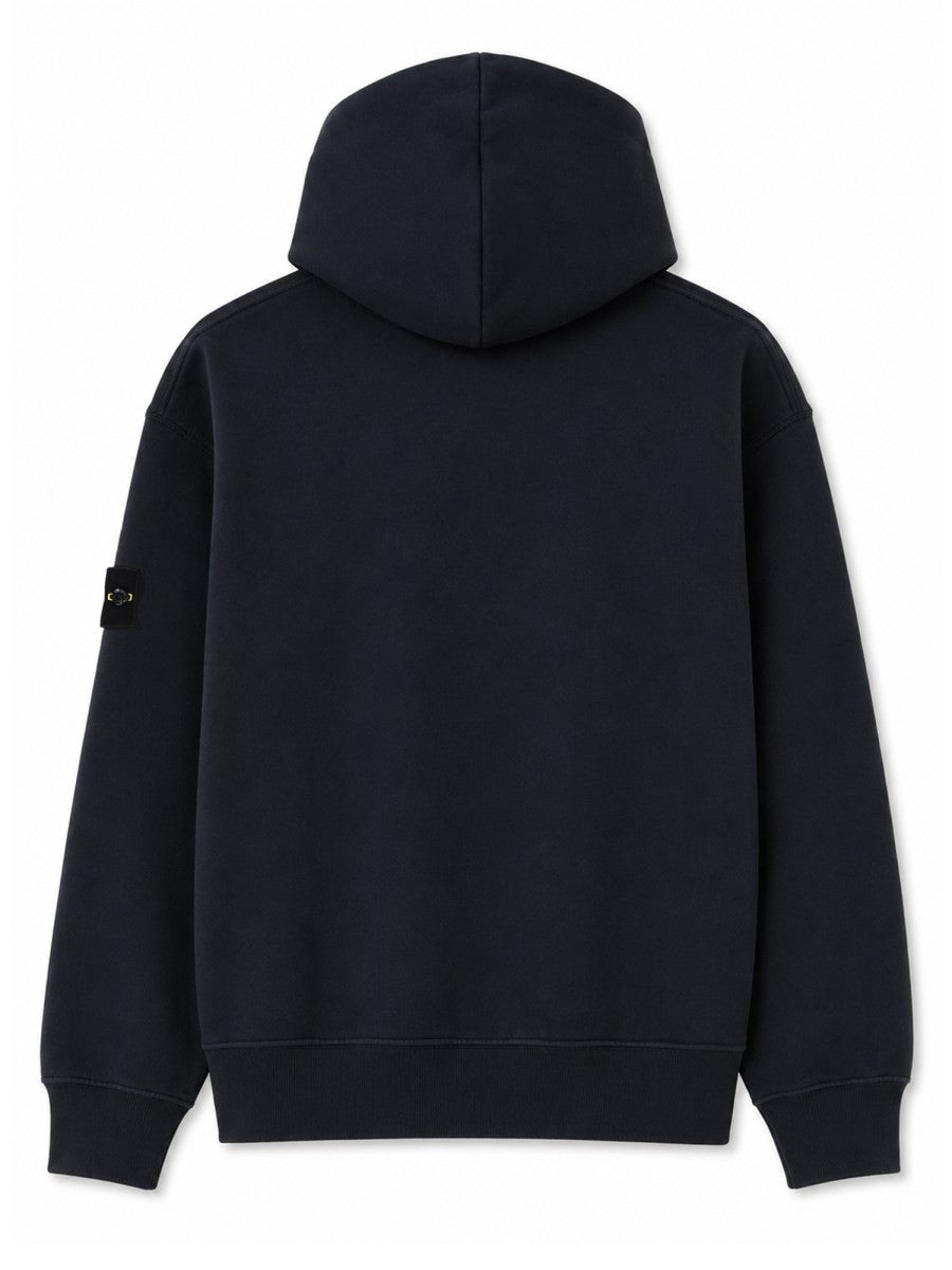 Stone Island Men's Sweatshirt with Patch Blue, view 2