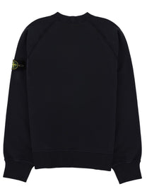 Stone Island Men's Felpa Con Patch Blue