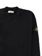 Stone Island Men's Sweatshirt with Patch Black, view 3