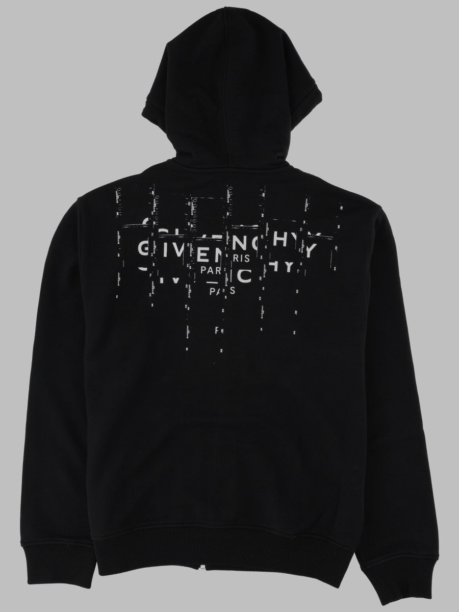 Givenchy Men's Felpa Con Stampa Photographic Black
