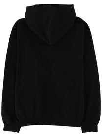 Balenciaga Men's Felpa Con Stampa Black