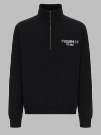 Dsquared2 Men's Felpa Con Zip Corta Black