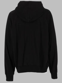 Rick Owens Men's Felpa Con Zip Cappuccio Black