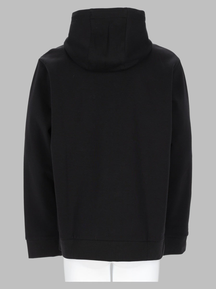 BOSS Men's Felpa Con Zip Cappuccio Black