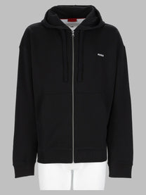 HUGO BOSS Men's Felpa Con Zip Black