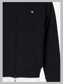 Emporio Armani Men's Felpa Con Zip Blue