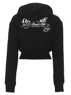 Versace Jeans Couture Women's Crop Sweatshirt Black, view 2