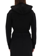 Versace Jeans Couture Women's Cropped Sweatshirt Black, view 3
