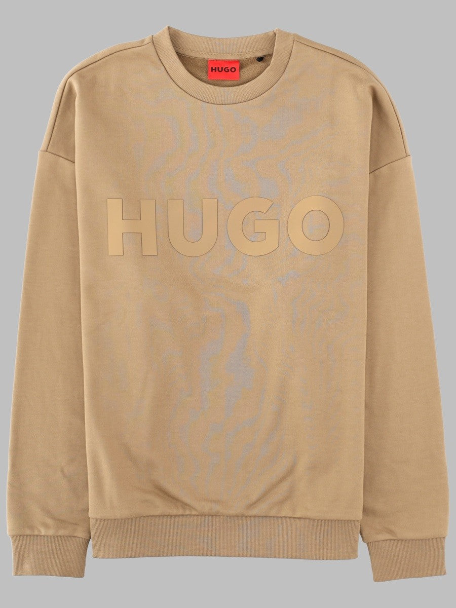 HUGO BOSS Men's Felpa Dinex Con Beige