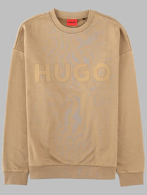 HUGO BOSS Men's Felpa Dinex Con Beige