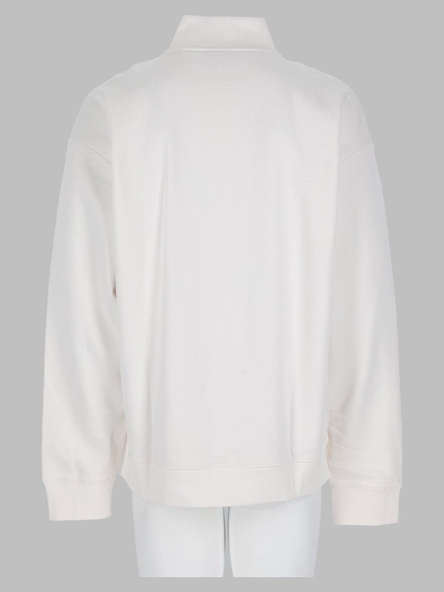 HUGO BOSS Men's Felpa Durty Con White