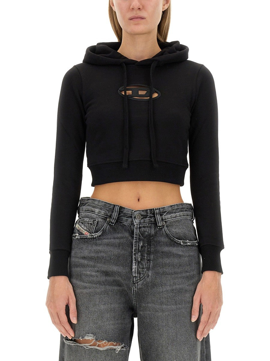 Diesel Women's Slimmy Sweatshirt Black Diesel