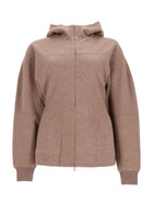 Max Mara Women's Jersey Wool Cashmere Filtro Sweatshirt Brown