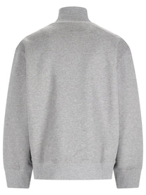 Maison Kitsuné Men's Felpa Fox Head Con Zip Grey