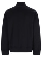 Maison Kitsuné Men's Zip Fox Head Sweatshirt Black