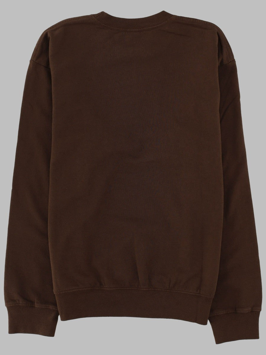 Sporty &amp; Rich Unisex Felpa Girocollo Con Brown