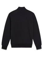 Fred Perry Men's Cotton Mezza Zip Sweatshirt Black